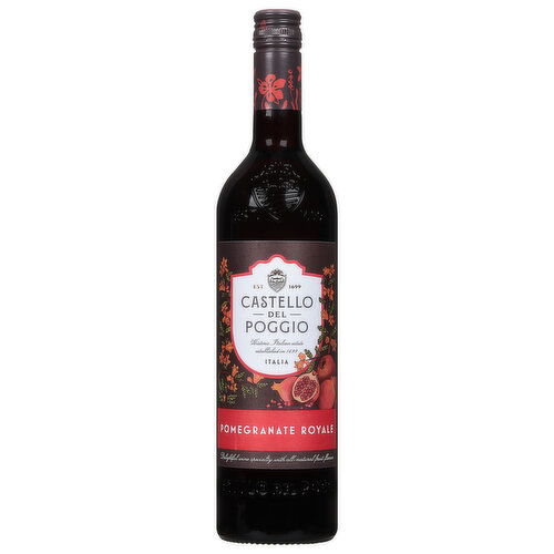 Castello Del Poggio Wine, Pomegranate Royale