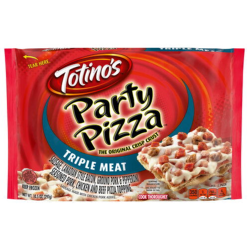 Totino's Triple Meat Party Pizza