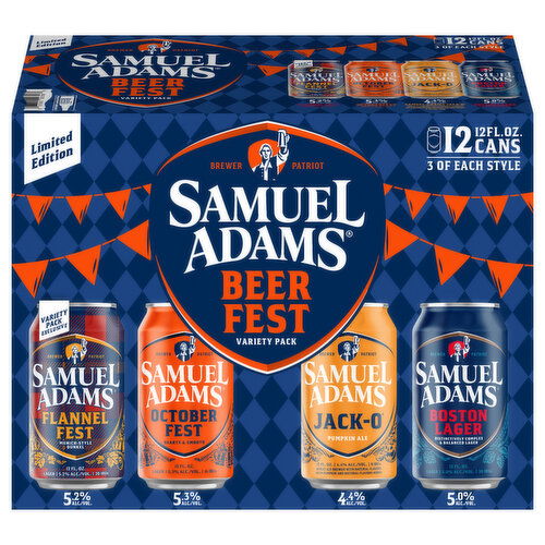 Samuel Adams Beer, Beer Fest, Variety Pack