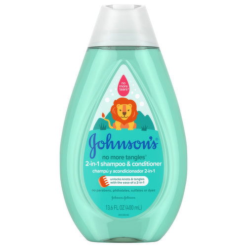 Johnson's No More Tangles Shampoo & Conditioner, 2-in-1