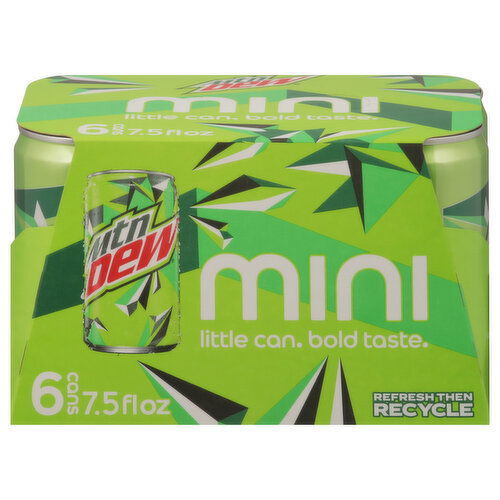 Mountain Dew n/a Mtn Dew Soda Citrus 7.5 Fl Oz 6 Count