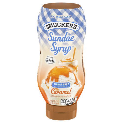 Smucker's Sundae Syrup Flavored Syrup, Sugar Free, Caramel