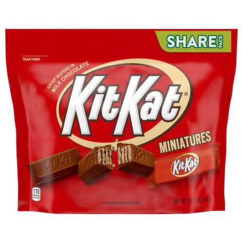 Kit Kat Miniatures Crisp Wafers in Milk Chocolate Share Pack