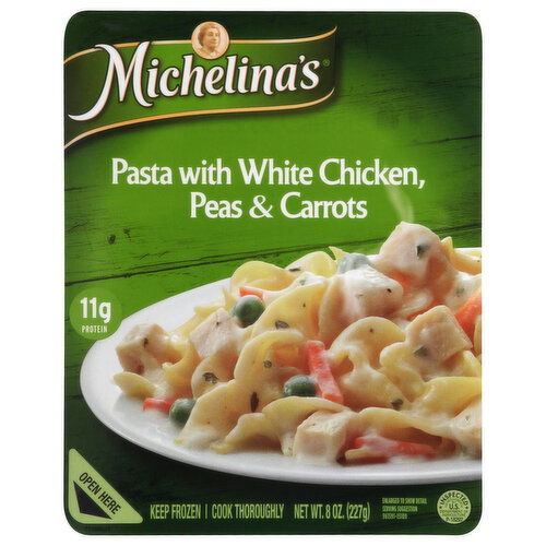 MICHELINAS Pasta, with White Chicken, Peas & Carrots