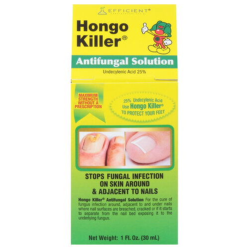 Hongo Killer Antifungal Solution, Maximum Strength