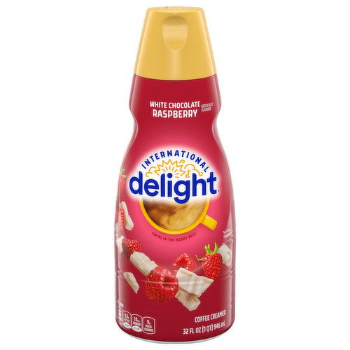 International Delight Coffee Creamer, White Chocolate Raspberry