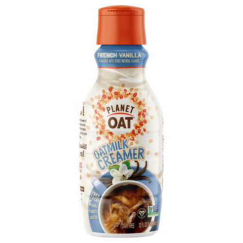 Planet Oat Oatmilk Creamer, Dairy Free, French Vanilla