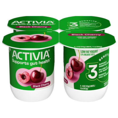 Activia Low Fat Black Cherry Yogurt