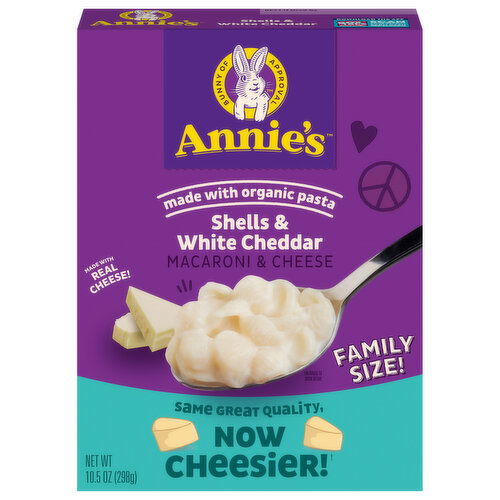 Annie's Shells & White Cheddar Macaroni & Cheese Family Size