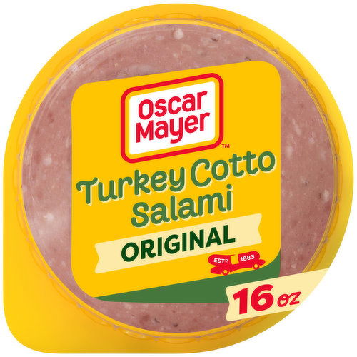 Oscar Mayer Turkey Cotto Salami Sliced Lunch Meat with 42% Less Fat