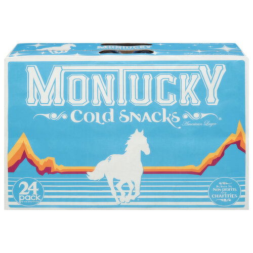 Montucky Cold Snacks Lager 12oz 24 Pack