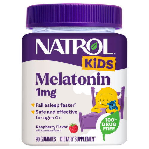 Natrol Kids Raspberry Flavor 1 mg Melatonin