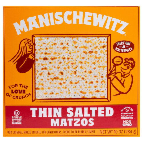 Manischewitz Matzos, Thin Salted