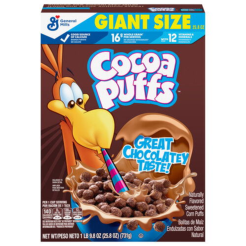 Cocoa Puffs Corn Puffs Giant Size