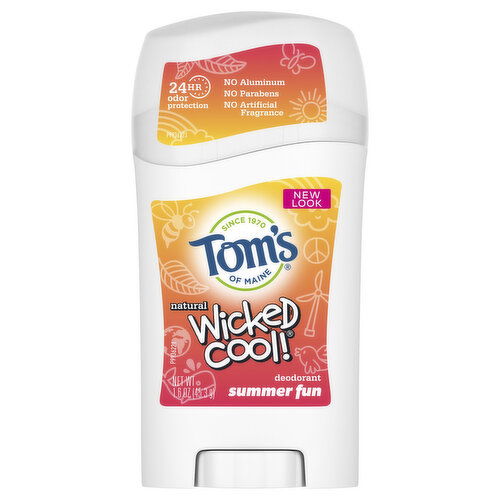 Tom's of Maine Wicked Cool Deodorant, Summer Fun, Natural