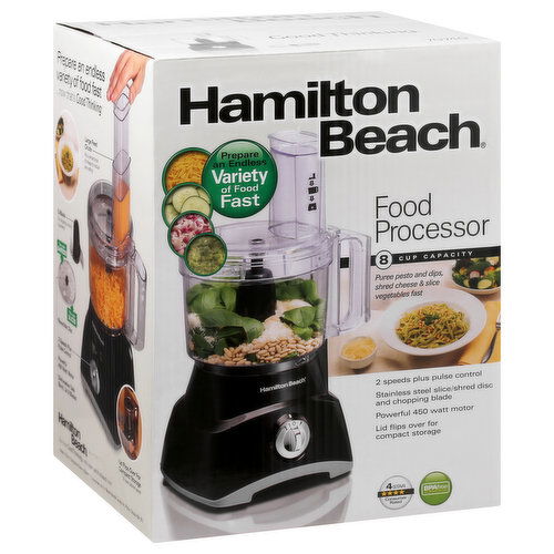 Hamilton Beach Food Processor, 8 Cup Capacity