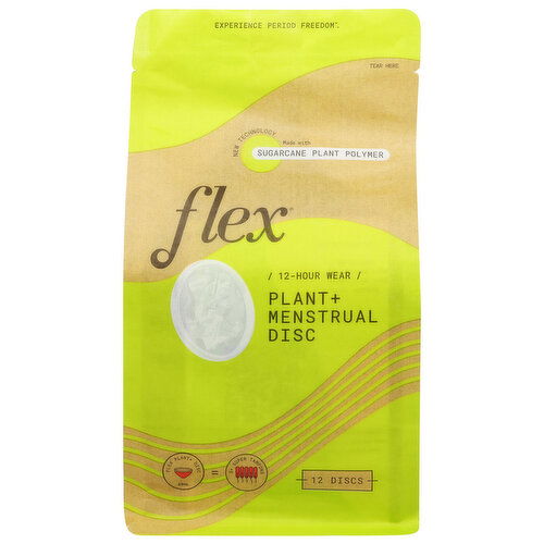 Flex Menstrual Disc, Plant +