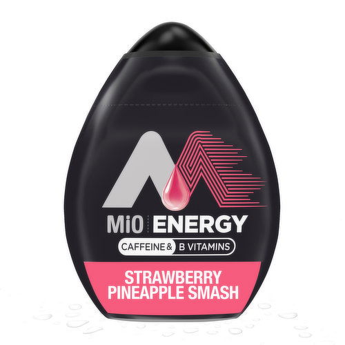 Mio Strawberry Pineapple Smash Naturally Flavored Liquid Water Enhancer with Caffeine & B Vitamins