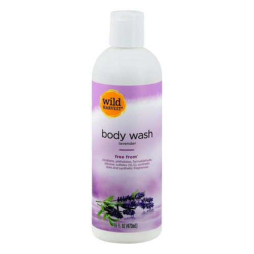 Wild Harvest Body Wash, Lavender