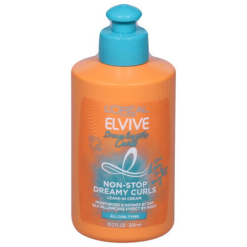 Elvive Leave-In Cream, Non-Stop Dreamy Curls, Dream Lengths Curls