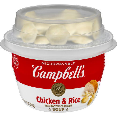 Campbell's® Chicken and Rice Soup with Oyster Crackers