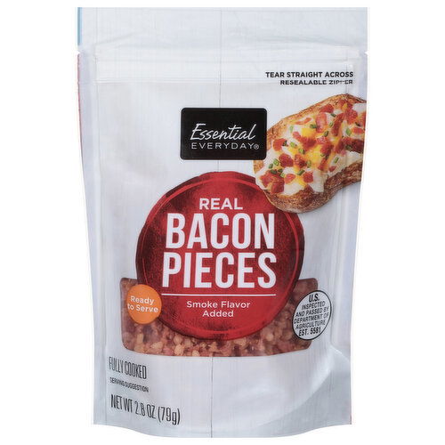 Essential Everyday Bacon Pieces, Smoke Flavor, Real