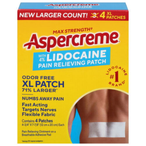 Aspercreme Odor Free XL Pain Relieving Patch