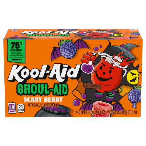 Kool-Aid Ghoul-Aid Scary Berry Drink Mix