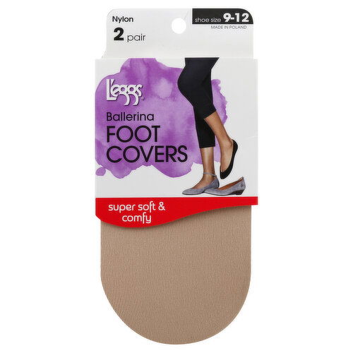 L'eggs Foot Covers, Ballerina, Nude