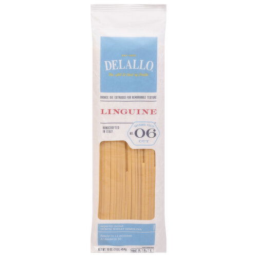 Delallo Pasta, Linguine, No. 06 Cut