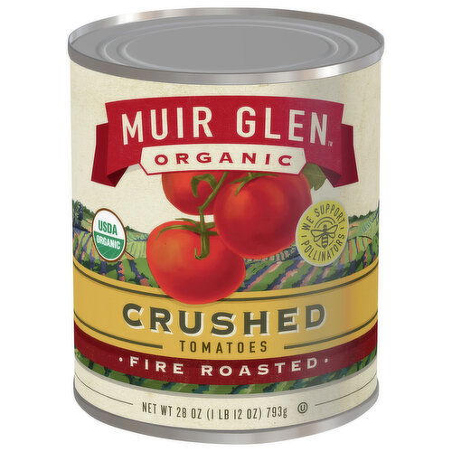 Muir Glen Organic Tomatoes, Fire Roasted, Crushed