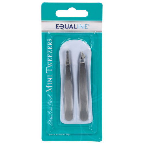 Equaline Tweezers, Stainless Steel, Mini