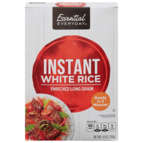 Essential Everyday White Rice, Instant, Enriched Long Grain