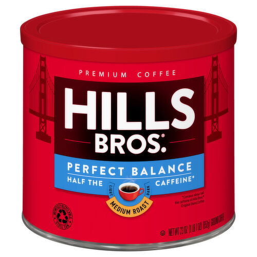Hills Bros. Premium Ground Medium Roast Perfect Balance Coffee