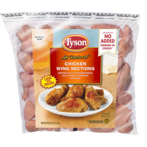 Tyson Chicken Wing Sections, Frozen)