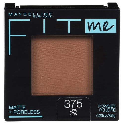 Fit Me Powder, 375 Java, Matte + Poreless