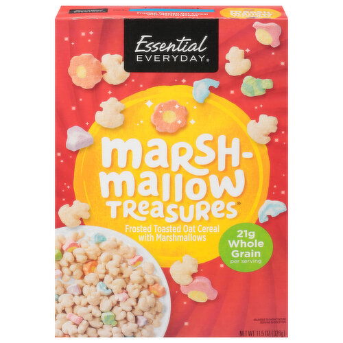 Essential Everyday Marshmallow Treasures Oat Cereal, Frosted, Toasted