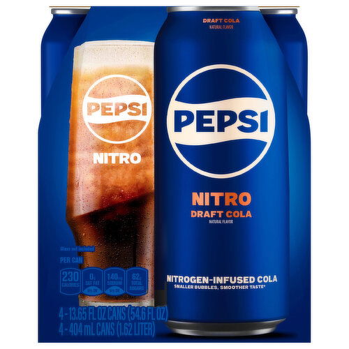 Pepsi Nitrogen-Infused Nitro Draft Cola
