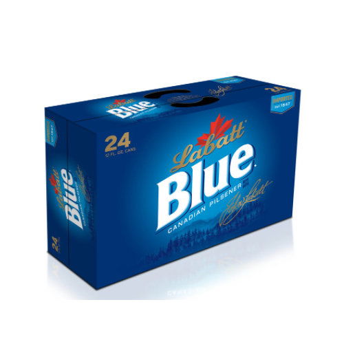 Labatt Blue Canadian Pilsener 24 Pack Cans