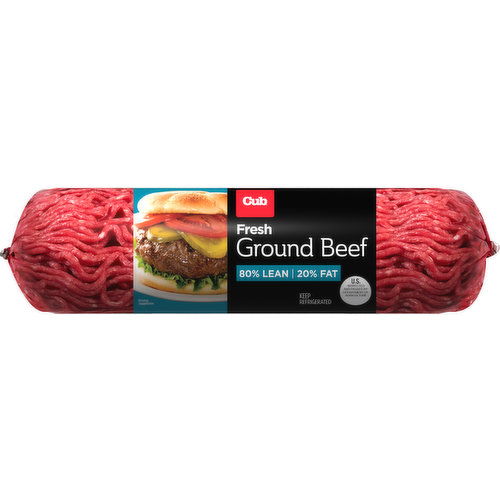 Cub 80/20 Ground Beef Chub