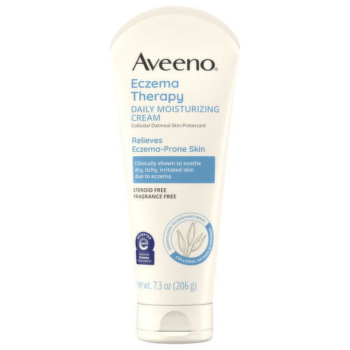 Aveeno Moisturizing Cream, Daily, Eczema Therapy