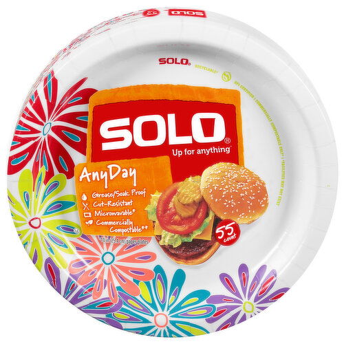 Solo Paper Plates, AnyDay, 10 Inch