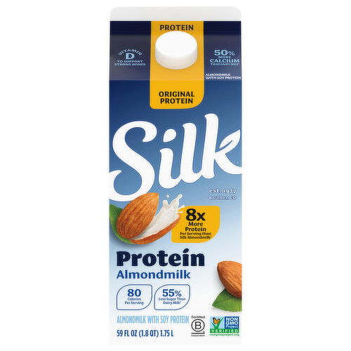 Silk Almondmilk, Original Protein