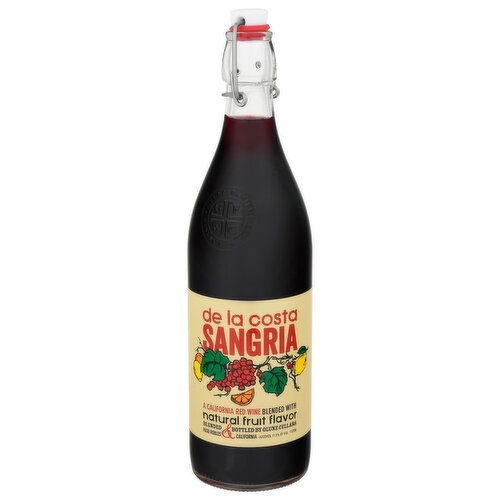 De La Costa Sangria Red Wine, California