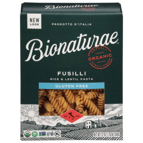 Bionaturae Fusilli, Gluten Free