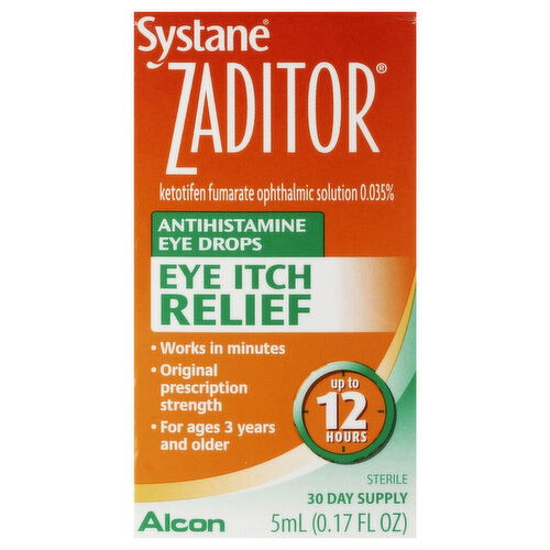 Systane Zaditor Lubricant Eye Drops