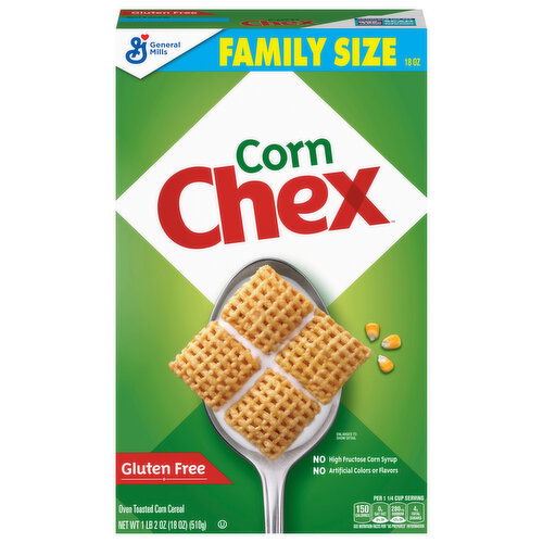 Chex Cereal, Corn, Family Size