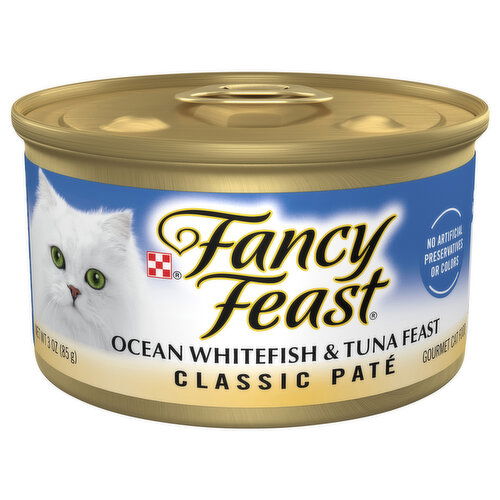Fancy Feast Gourmet Classic Pate Ocean Whitefish & Tuna Feast Cat Food