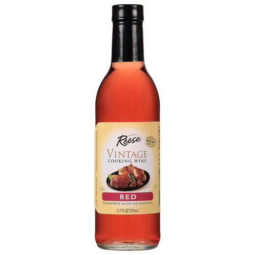 Reese Cooking Wine, Vintage, Red