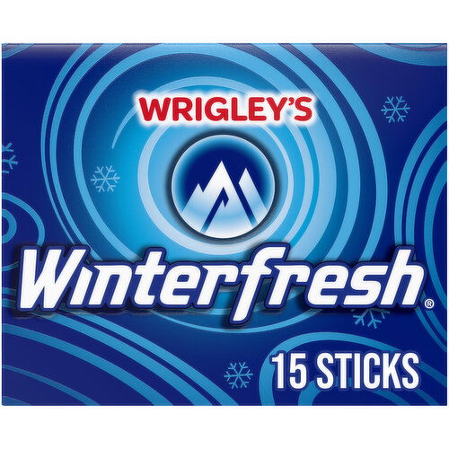 Winterfresh WRIGLEY'S Winterfresh Chewing Gum, 15 Stick